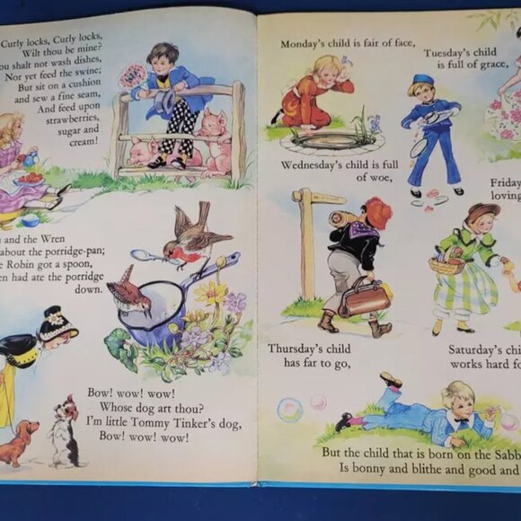 MY TREASURY OF RHYMES By Rene Cloke - Hardcover Dated 1984 Printed in Germany - Picture 4 of 13